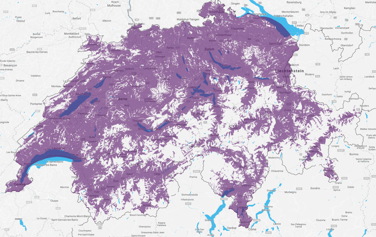 Swisscom LPN coverage